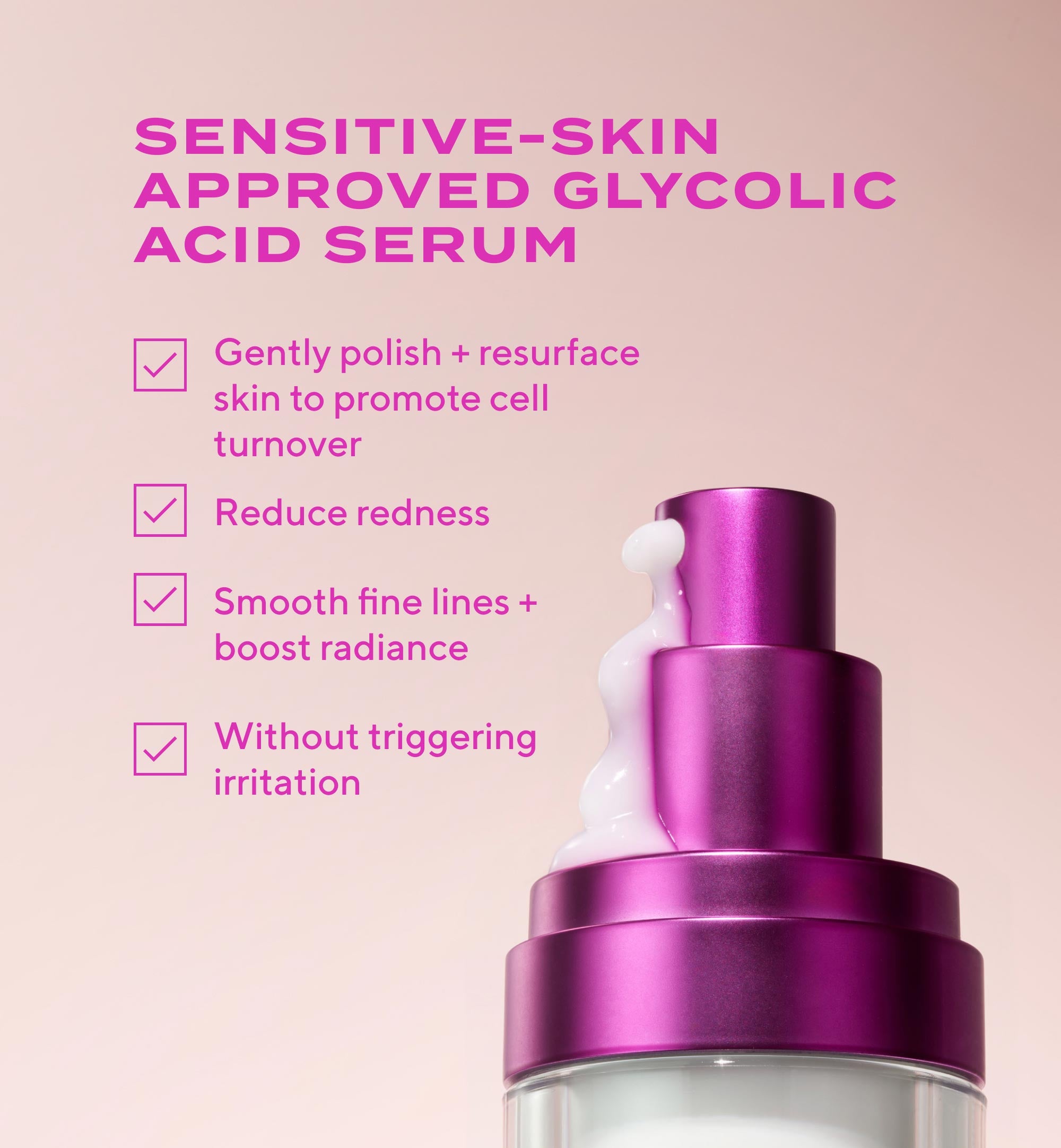 Gentle Glycolic Acid Resurfacing Serum for Sensitive Skin Refill - Image 2